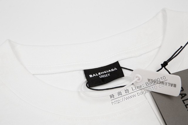 Balenciaga專櫃巴黎世家2023SS新款印花T恤 男女同款 tzy2649